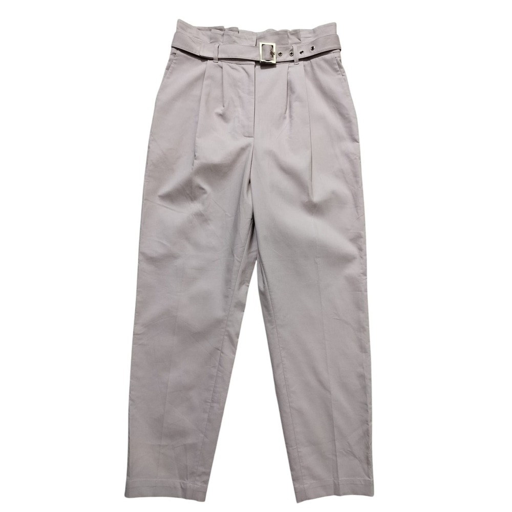 New Ted Baker London Women's Tan Lucjat Tailored Welt Pockets Trouser Pants Sz 6 - Picture 2 of 12